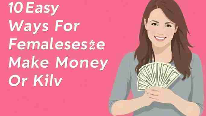 10 Easy Ways for Females to Make Money Online 3 10 Easy Ways for Females to Make Money Online